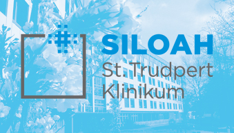 Bild Siloah St. Trudpert Klinikum, Klinikprofil, Logo vor Klinik Gebaeude 
